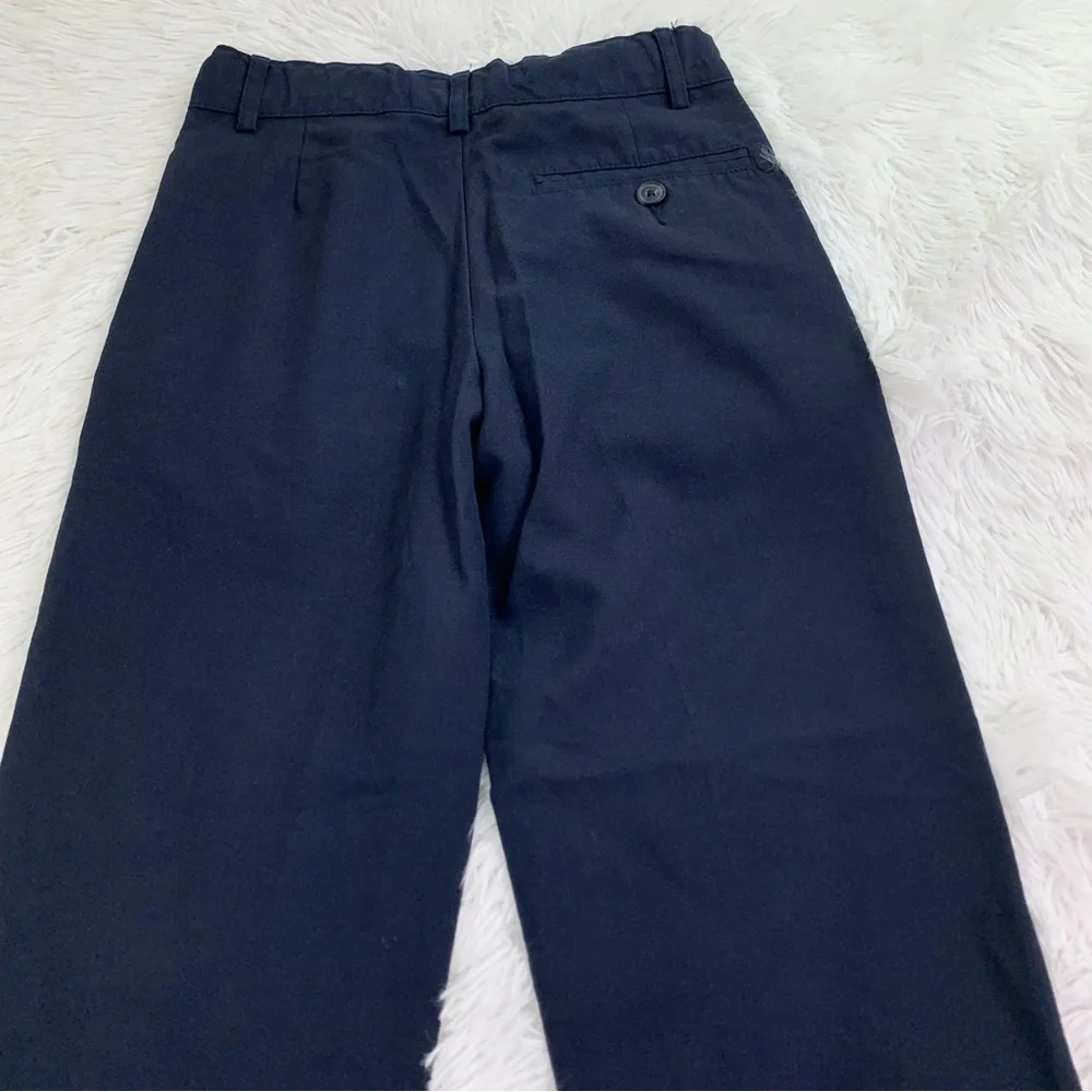 Set of 2‎ boy's size 8 navy blue dress pants adjustable waist Cat & Jack H&M